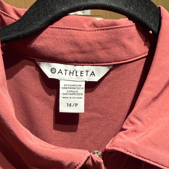 Athleta Sleeveless Jumpsuit in Old Rose color ( Petit Length) - Picture 4 of 5